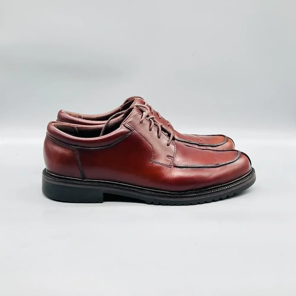 Cole Haan Shoes Mens 11 Brown Leather Country Moc Toe Lace Up Casual Vintage